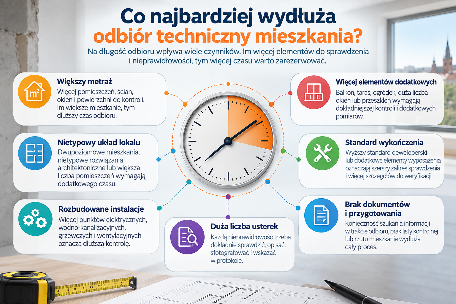 Co najbardziej wydłuża odbiór mieszkania?